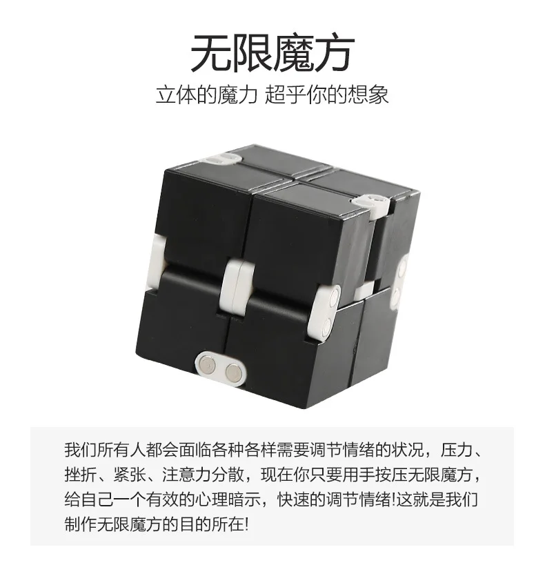 Пятно неограниченное Magic Cube флип карман магический куб бесконечное блок творческий декомпрессии игрушки для детей 3d Puzzle почтой