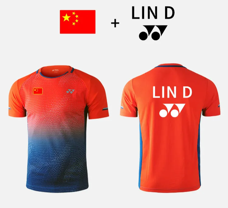 Yonex Yy мужские турны мужские футболки для бадминтона дышащие обычные спортивные футболки с коротким рукавом для женщин и мужчин