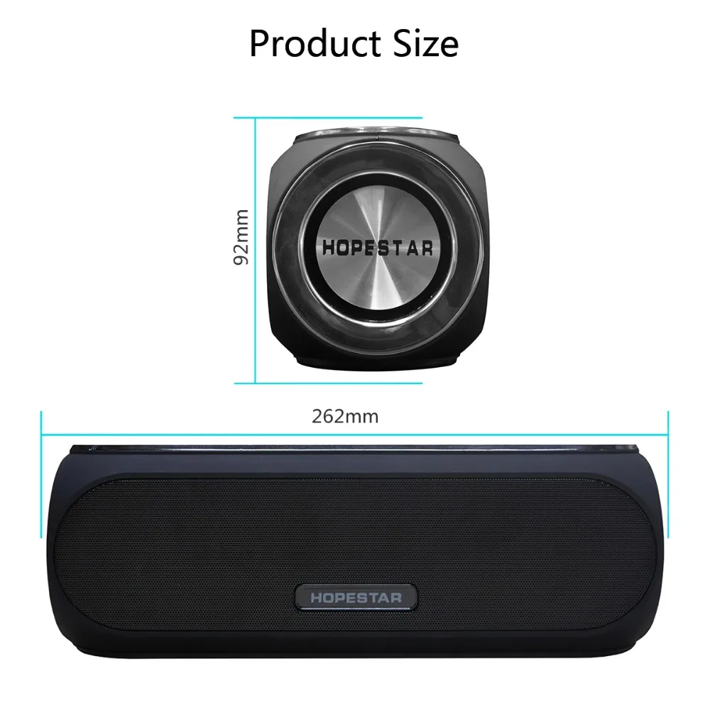 HOPESTAR H19 NFC Сенсорная панель bluetooth портативная уличная Беспроводная мини стерео