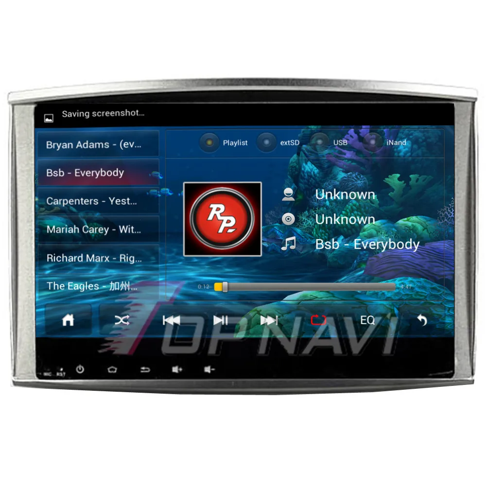 Topnavi четырехъядерный Android 6 0 Автомобильный GPS навигатор для Toyota Land Cruiser 100