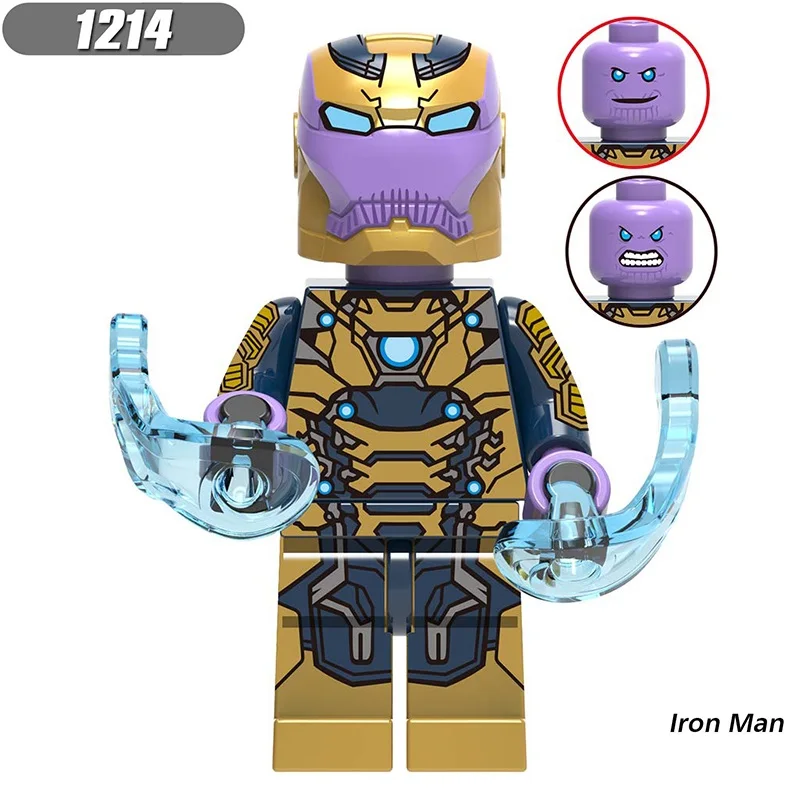 Legoed Мстители 4 EndGame строительные блоки Супер Герои Железный человек война машина