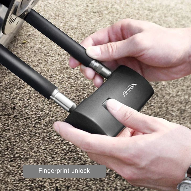 XIAOMI MIJIA AreoX u образный замок U8 Smart считыватель отпечатков пальцев портативный