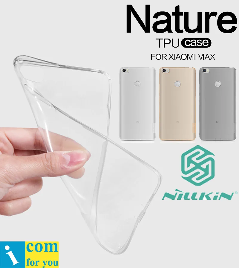 Прозрачный Мягкий Силиконовый ТПУ защитный чехол Nillkin Nature для Xiaomi Mi MIX 2S Max 3 2|case