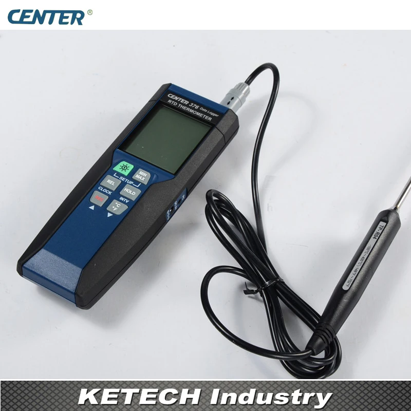 Цифровой портативный высокоточный термометр с регистратором данных CENTER376|thermometer
