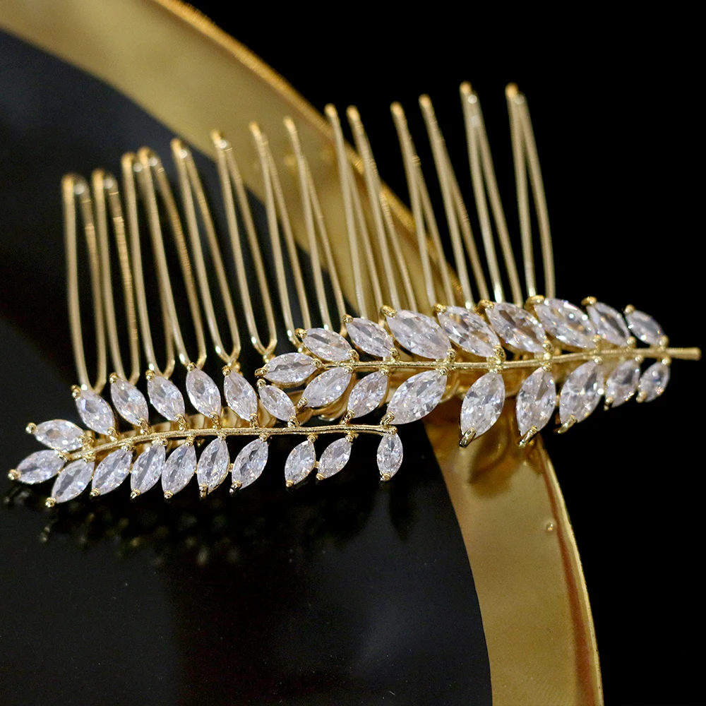 Bridal hair accessories crystal flower comb wedding clip jewelry handmade female flowers | Украшения и аксессуары