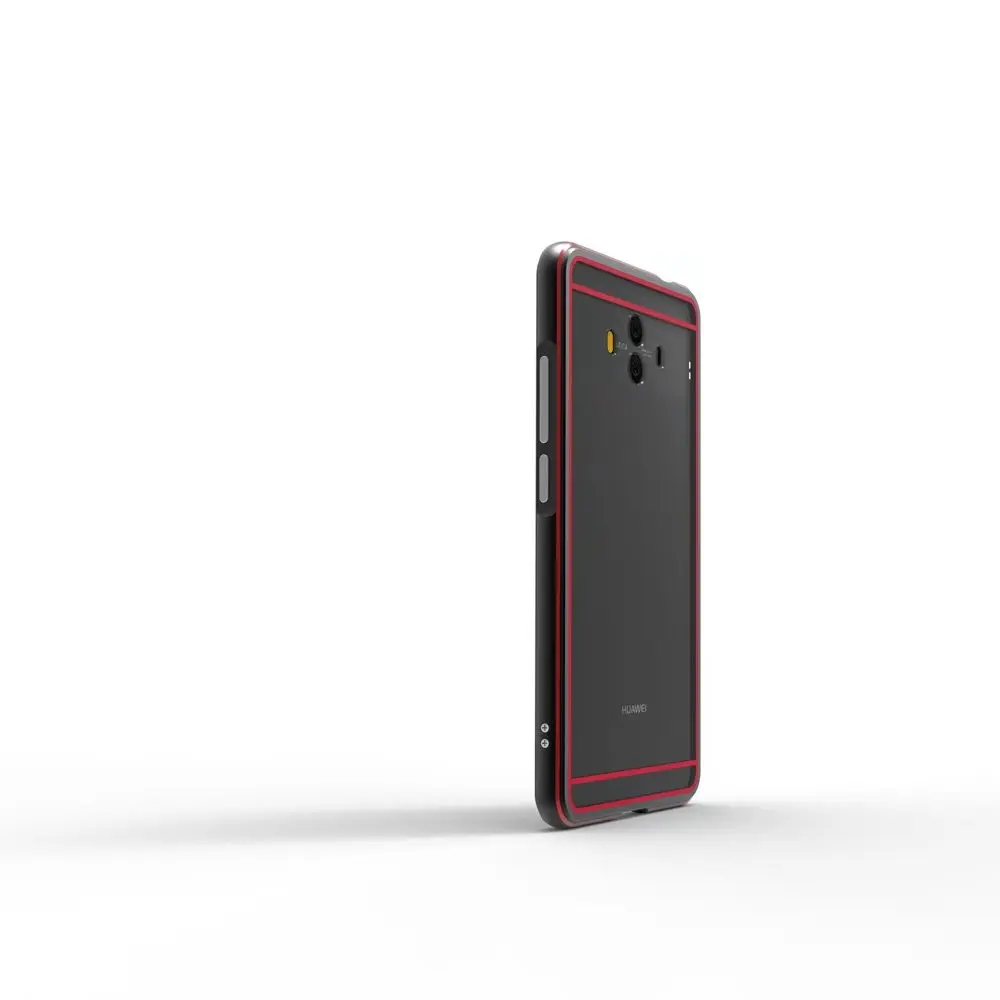 Для huawei mate 10/10 pro ультратонкий металлический алюминиевый бампер рамка чехол для huawei mate 10/mate 10 pro+ прозрачный PC задний Чехол