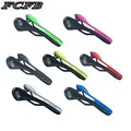 FCFB матовый углеродный руль rise 50 мм BMX горный MTB велосипед велосипедные ручки части 25,4/31,8*380- 740 мм