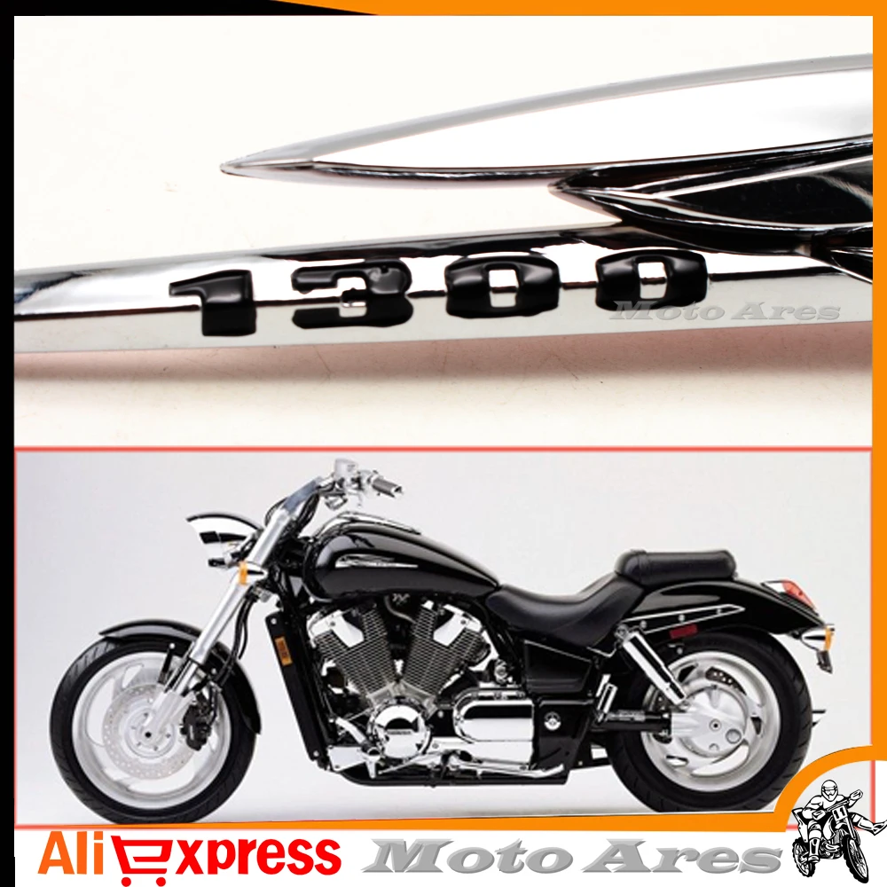 Хромированный АБС-пластик 3D Эмблема для бензобака значок наклейка Honda VTX 1300 VTX1300 C R