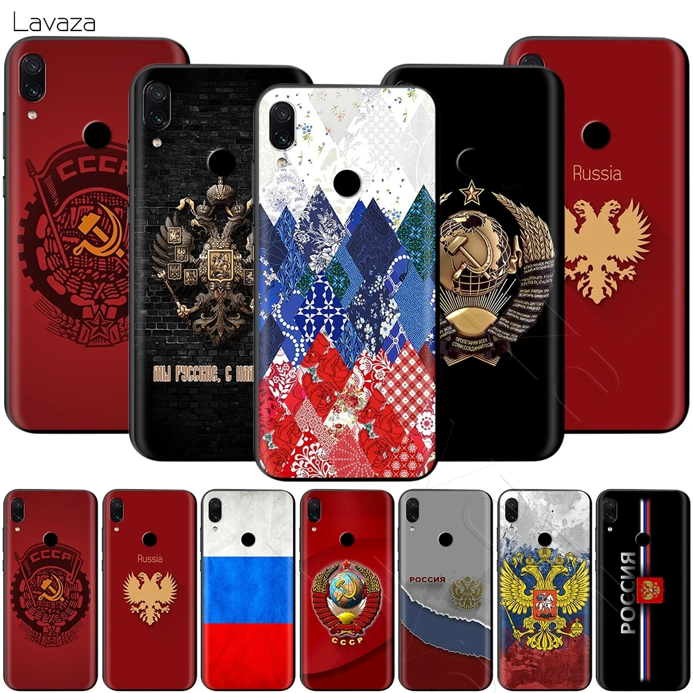 Чехол с эмблемой российского флага для Xiaomi Redmi Note 8 9 S K30 Pro MI MAX 3 6 SE A1 A2 A3 10 Lite Plus 8A F1 |