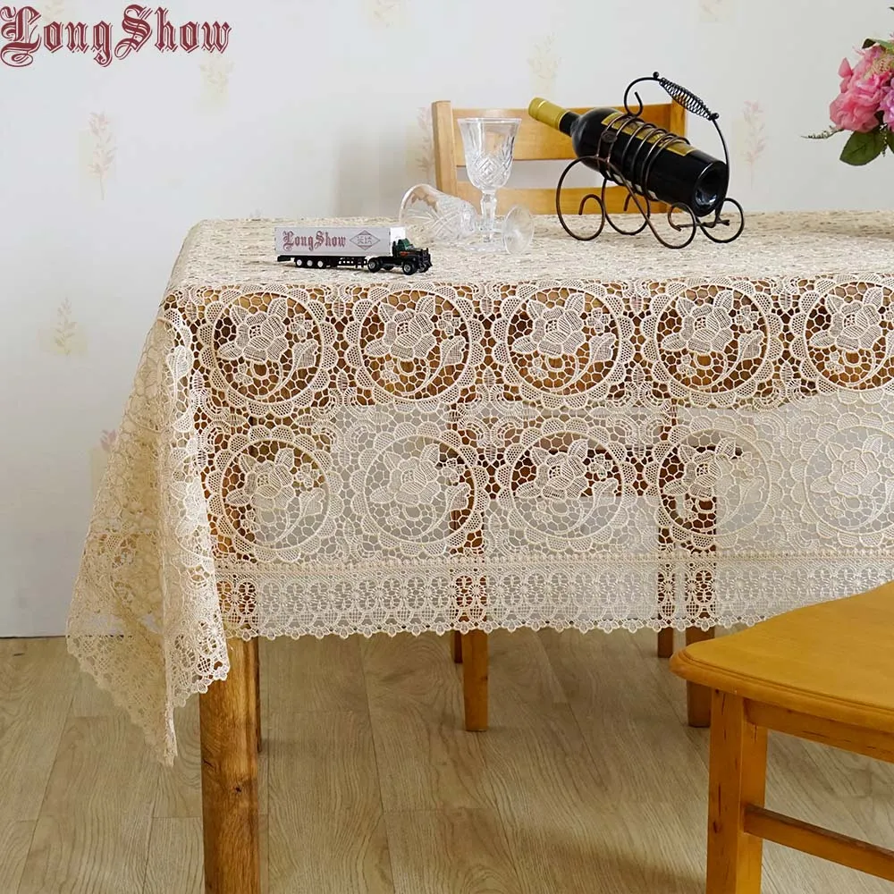 

Бесплатная доставка, роскошная настольная ткань из 100% полиэстера с вырезами