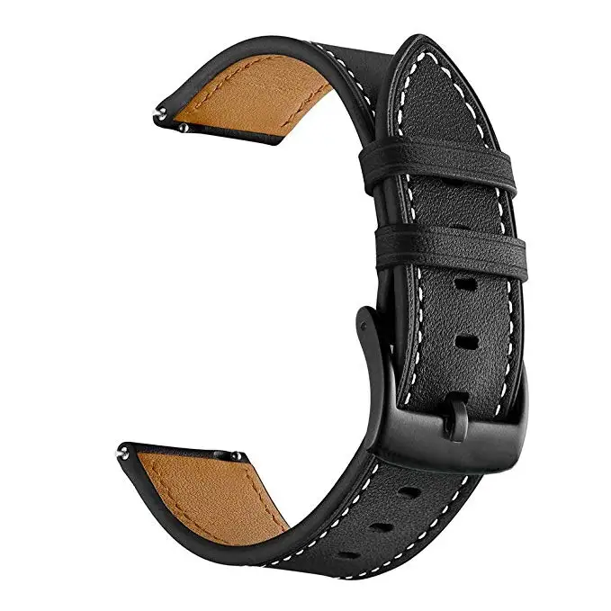 2 Ремешок из натуральной кожи для Garmin Vivoactive 3, умный Браслет, сменный ремешок для vivomove HR/Forerunner 645, сменный Браслет - Цвет: 2