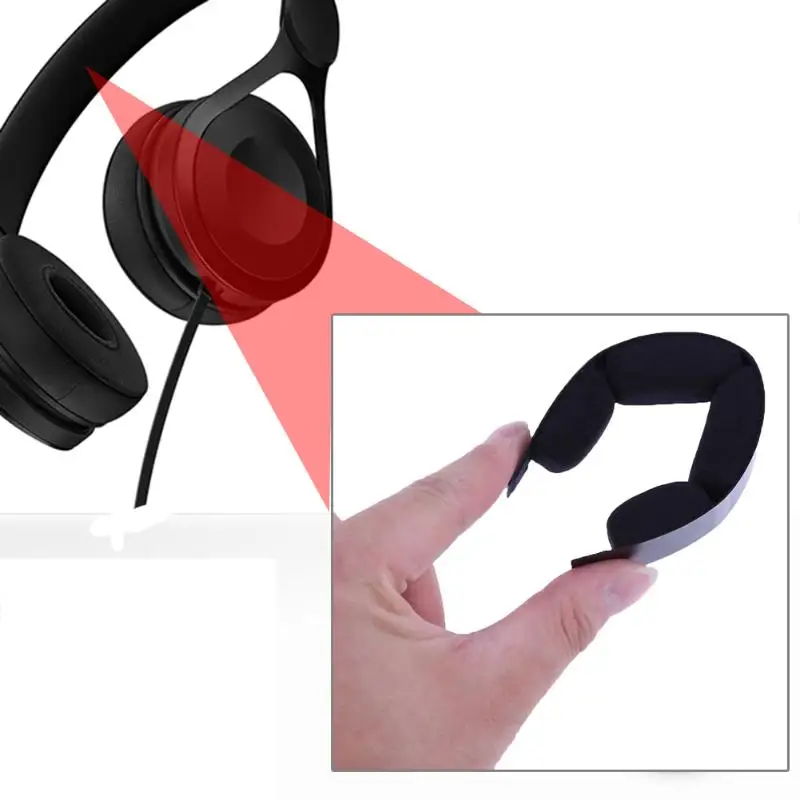Замена мягкий обруч из пенопласта подушка для Sennheiser HD650 HD600 HD581 наушники и повязка