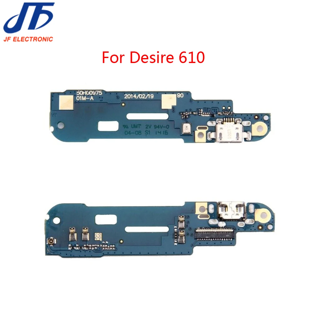 10 шт./лот порт для зарядной док-станции USB разъем плата с гибким кабелем HTC Desire 610