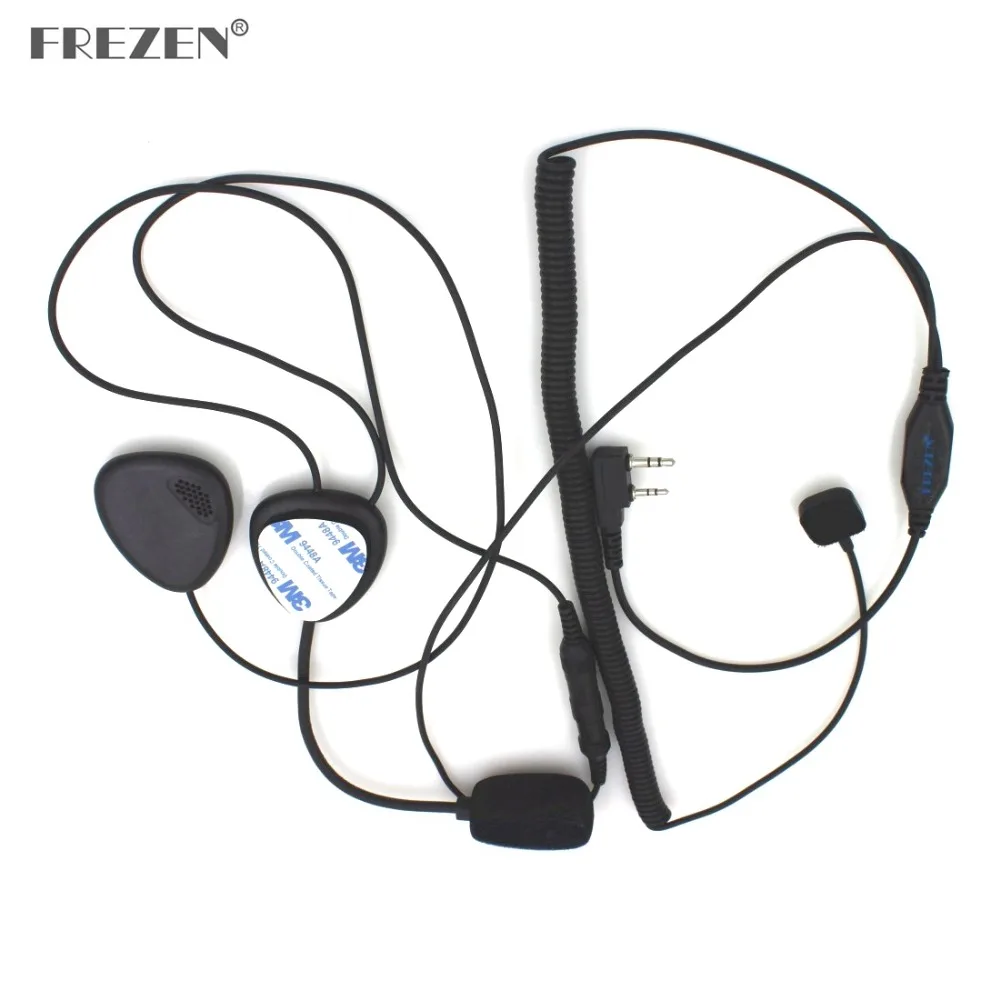 2 Pin палец PTT мотоциклетный шлем радио гарнитура микрофон для Kenwood 3207 BAOFENG UV5R UV5RA Ham