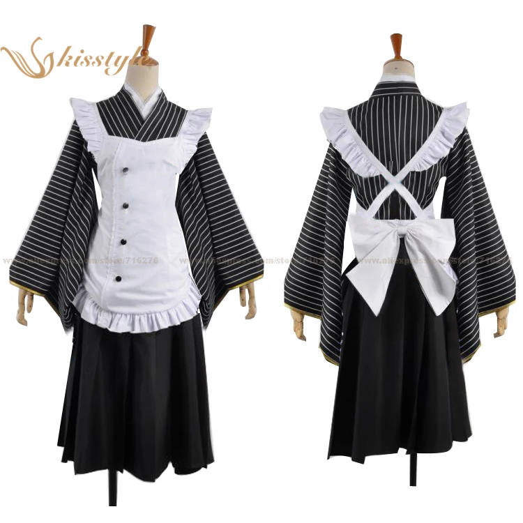 Kisstyle Fashion Love Live! Umi Sonoda слуга одежда Униформа горничной косплей костюм