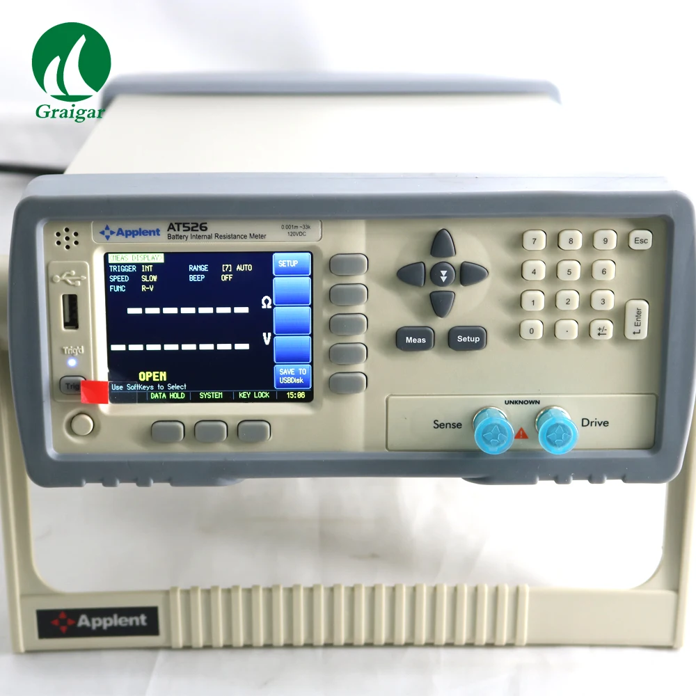 Новый AT526 AC низкий ом метр (батарея внутреннего сопротивления метр) Диапазон