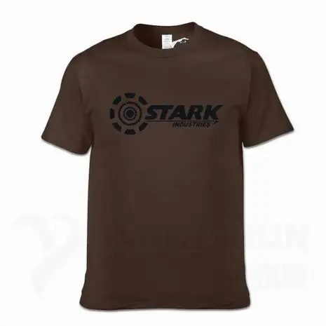 Безупречные отрасли футболки Tony Stark iron man летние брендовые хлопковые футболки 16 цветов повседневные футболки с короткими рукавами для фитнеса