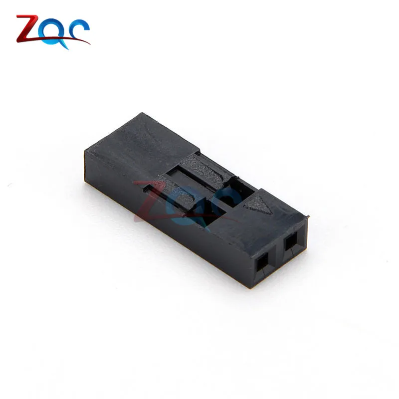 100 шт. 2 54 мм 2P кабель Dupont с перемычкой и штырьковым разъемом|dupont connector 2p|dupont 2pconnectors