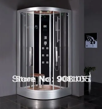 Роскошные закаленные стеклянные задние панели раздвижные двери массажные