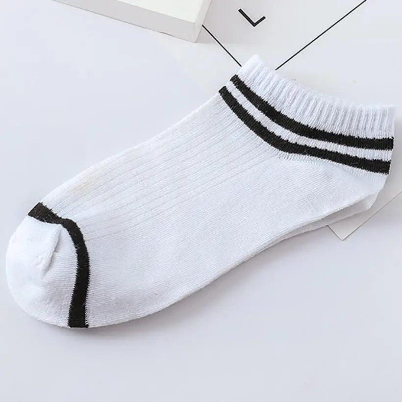 New Arrival 1Pairs Unisex Socks Stripe Comfortable Cotton Sock Slippers Short Ankle Breathable Summer Moistureproof Hocoks | Женская