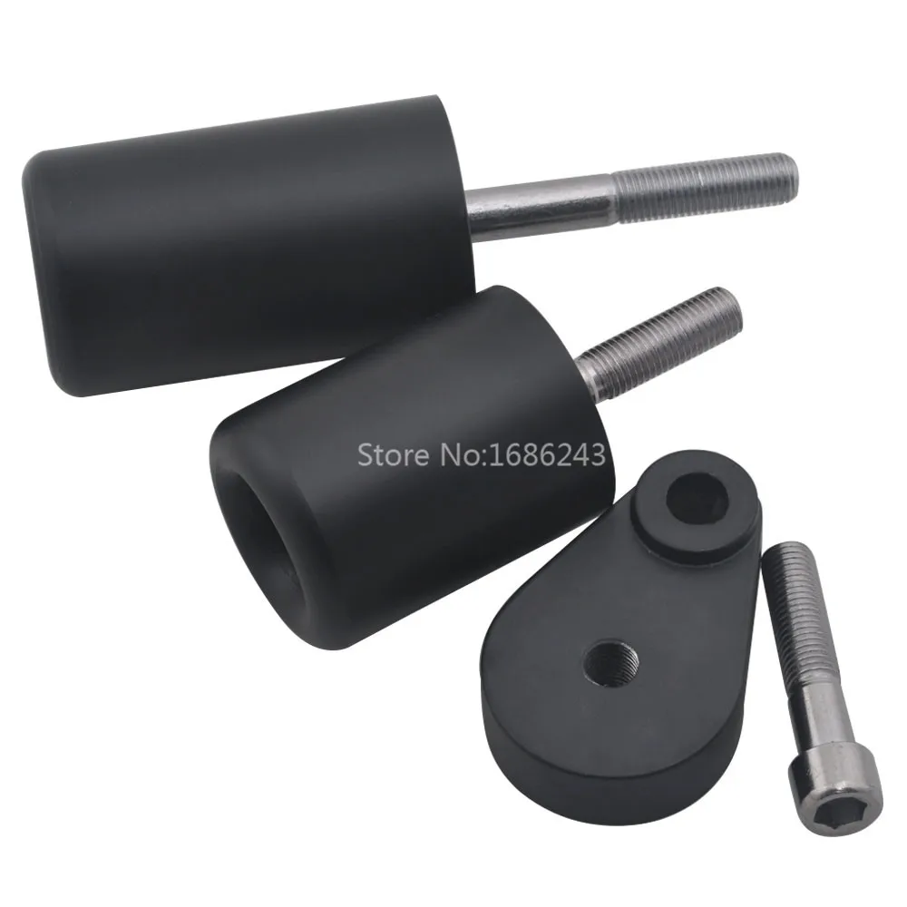 Слайдеры рамы мотоцикла Противоударная защитная накладка черная защита