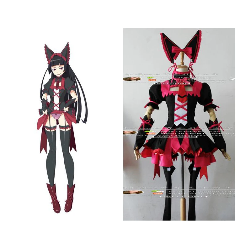 2017 аниме ворота Jieitai Kano Chi nite Kaku Tatakaeri Rory Mercury косплей костюм платье|cosplay costume|rory