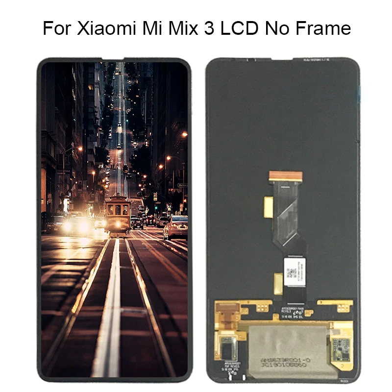 ЖК дисплей для Xiaomi Mi Mix 3 сенсорный экран дигитайзер в сборе с рамкой MIX3 черный