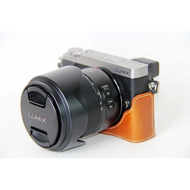 Чехол из искусственной кожи с полукорпусом сумка для камеры чехол Panasonic Lumix DMC-GX80