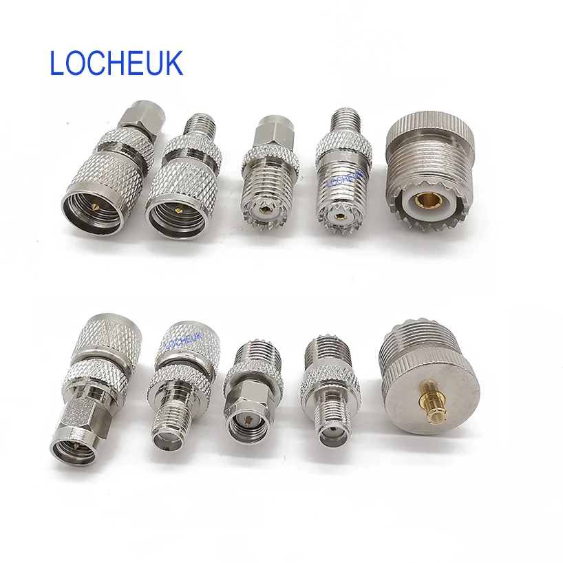 20 Тип RF коаксиальный переходник UHF PL259 радиочастотный адаптер Комплект покрышек к