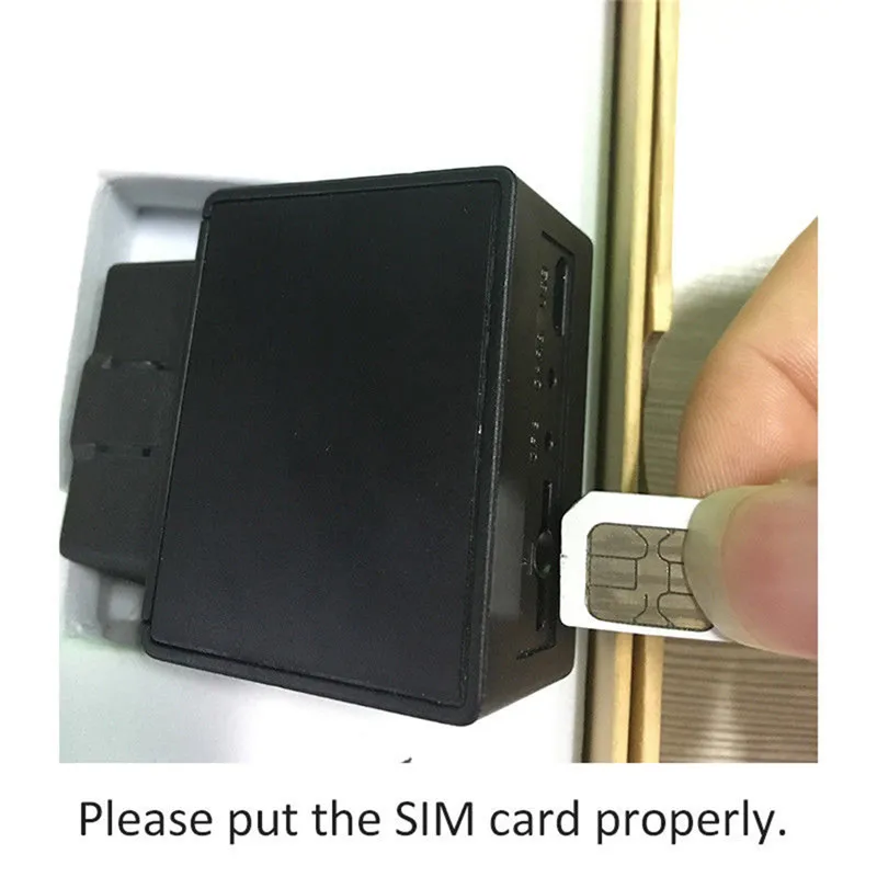Автомобильный GPS трекер для IOS + Android Mini Micro OBD II в реальном времени автомобильный