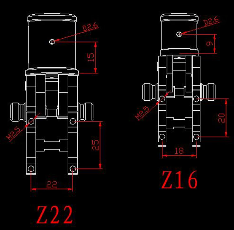 1 шт. алюминиевый складной кронштейн с ЧПУ Z16/Z22/Z25/Z30 трубный шарнир складная