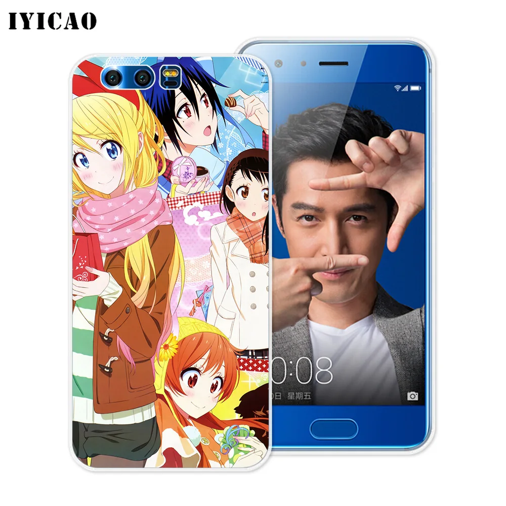 IYICAO Nisekoi мультяшный Мягкий силиконовый чехол для Huawei Y9 Y7 Y6 Prime 2018 Honor 8C 8X8 9 10 Lite 7X 7C 6A