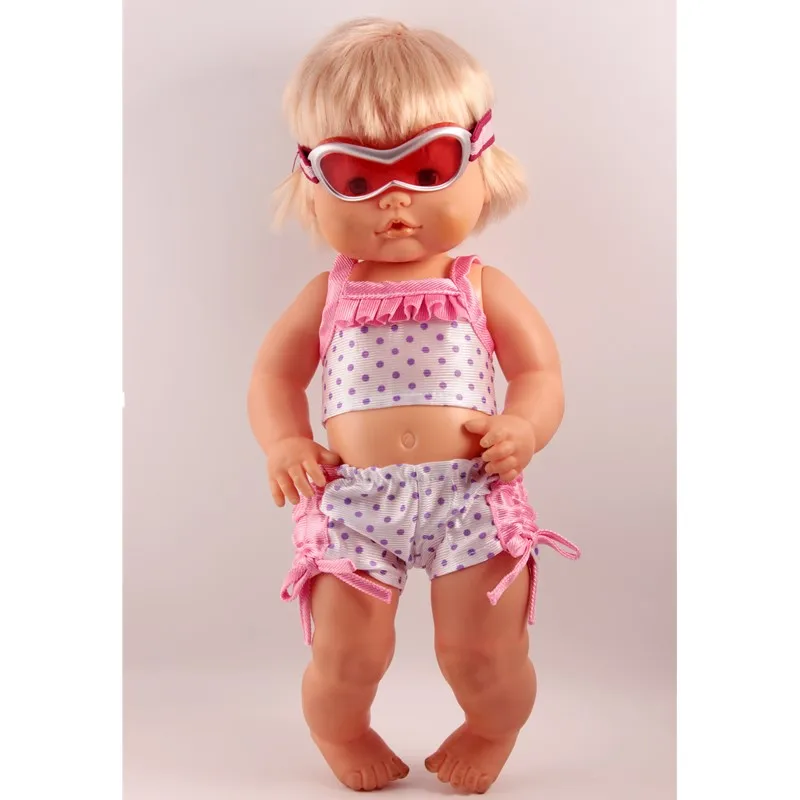 Одежда для купания кукол 41 см Nenuco Doll y su Hermanita купальник с бабочкой одежда плавания