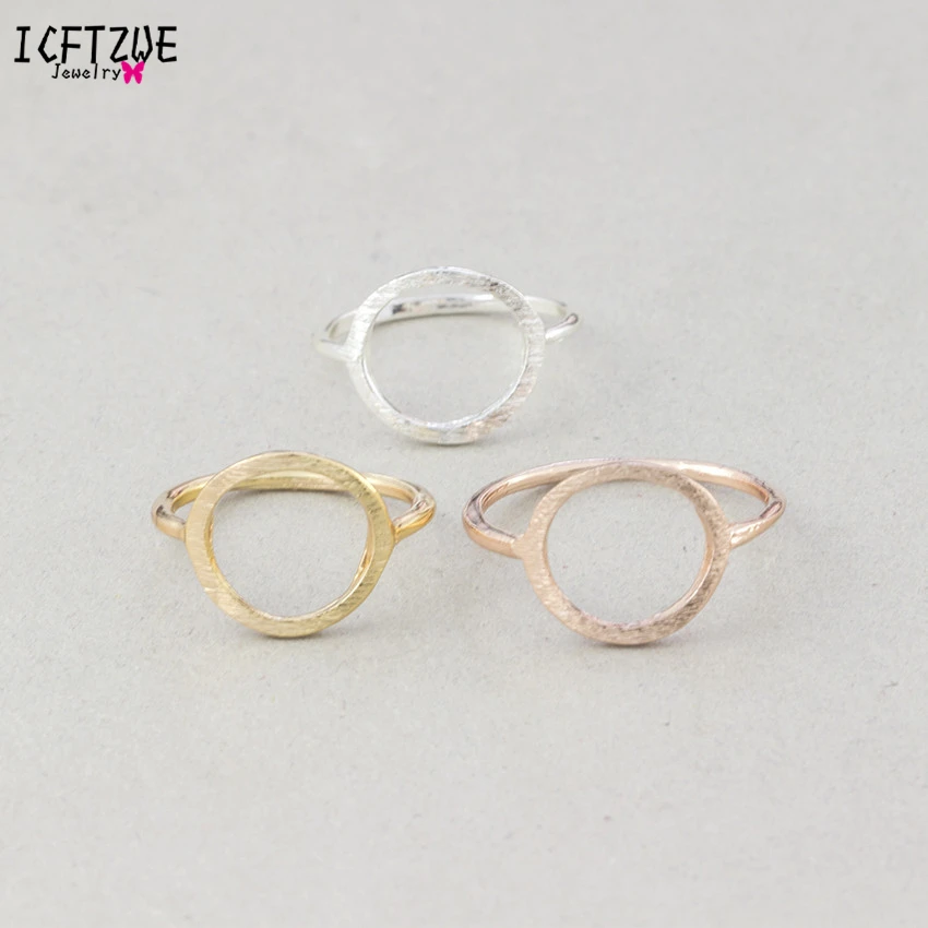 ICFTZWE Золотое кольцо Anel Falange Silver Mujer класса розовое Золотое кольцо для женщин BFF Bague