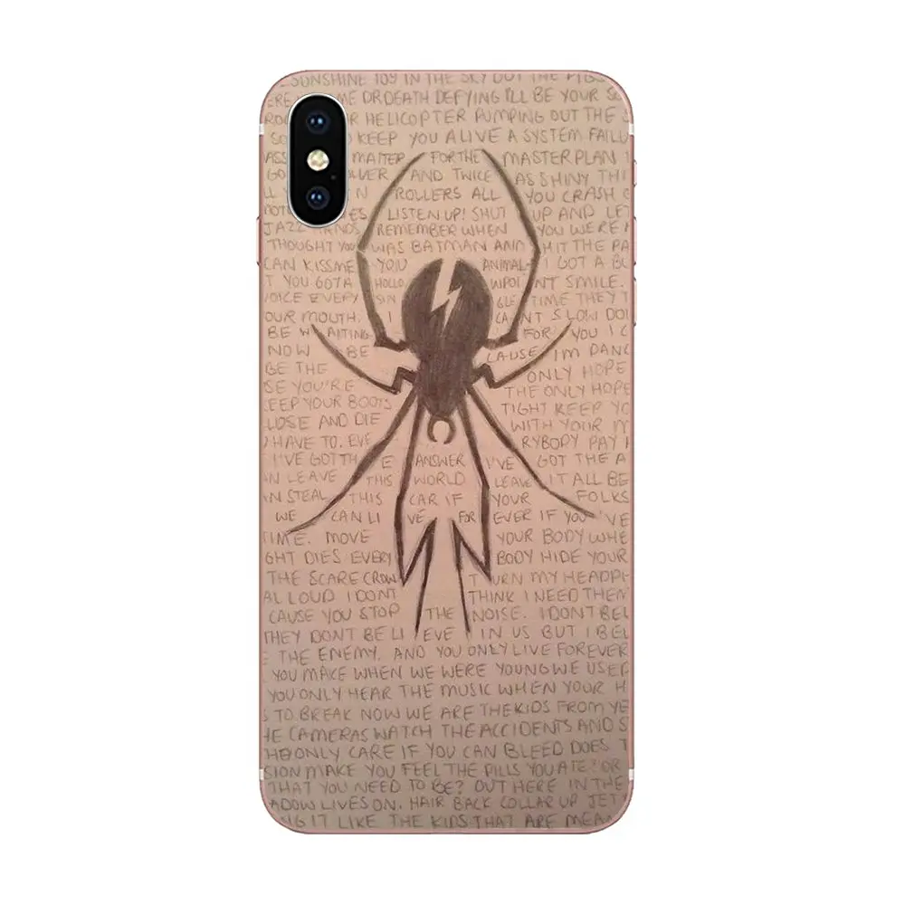 Симпатичные My Chemical Romance паук для Moto G G2 G3 G4 G5 G6 G7 htc 530 626 628 630 816 820 один A9 M7 M8 M9 M10 E9 U11