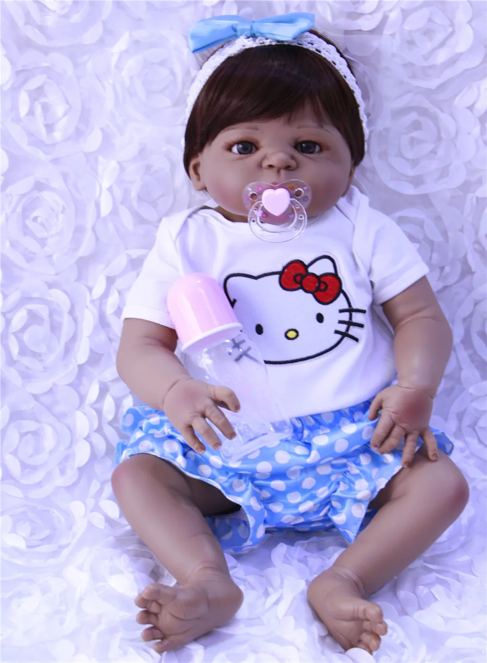22 дюймовая кукла alive bebe-reborn dol с мягким настоящим нежным прикосновением ручной
