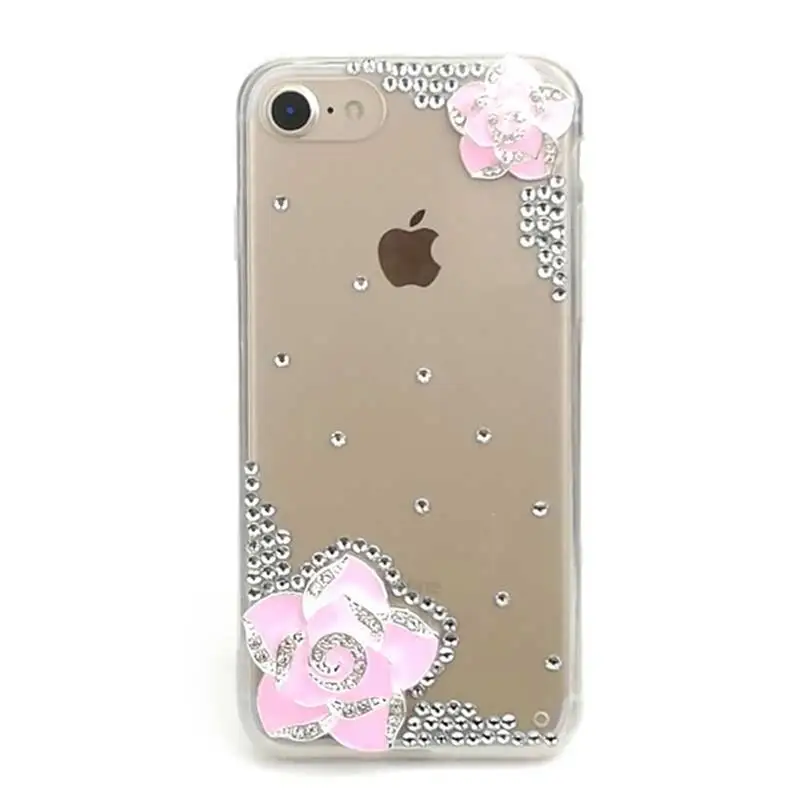Udapakoo Luxury Bling Case For iPhone 5 5S SE 5C 6 6S 7 8 Plus X XR XS Max case Crystal Rhinestone Diamond Shell Bag Coque Cover |