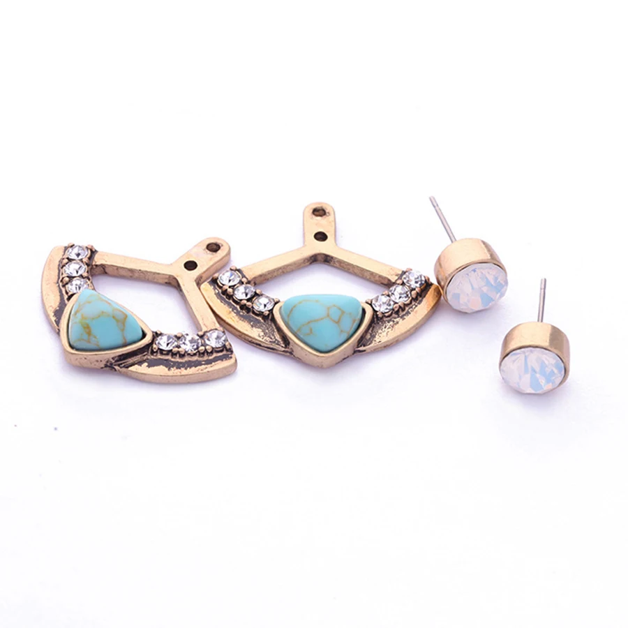 TJP новые модные Чехии вентилятор Форма спереди сзади уха водослива бирюзой