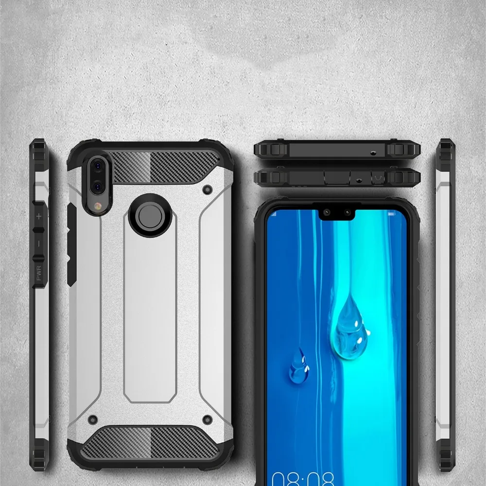 Для huawei Y9 2019 Enjoy9plus прочный бронированный чехол из поликарбоната + ТПУ для