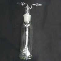 lab 250ml glass gas washing bottle multihole glassware chemical instruments lab use