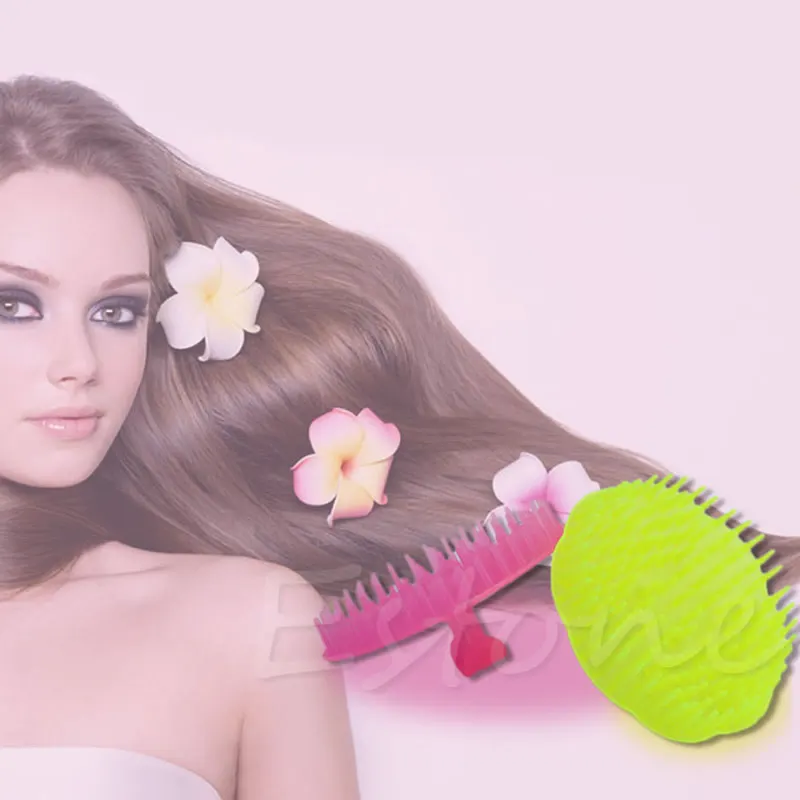 1 шт. шампунь для кожи головы душ тело мытье волос Массажер щетка расческа