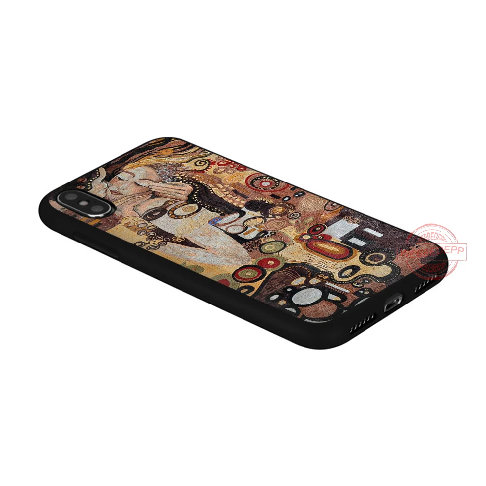 WEBBEDEPP Gustav Климт Мягкий силиконовый чехол для телефона iPhone 5 6 7 8 Plus X XS XR Max.11 11peo 11proMax