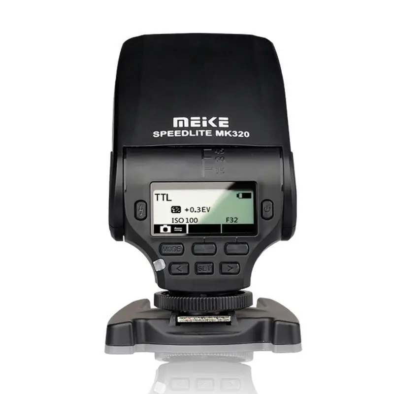 Мини вспышка MeiKe MK320 TTL Speedlite для Canon EOS 800D 760D 750D 7D Mark II 5D MarkIII 1Dx 6D2|Фотовспышки| |