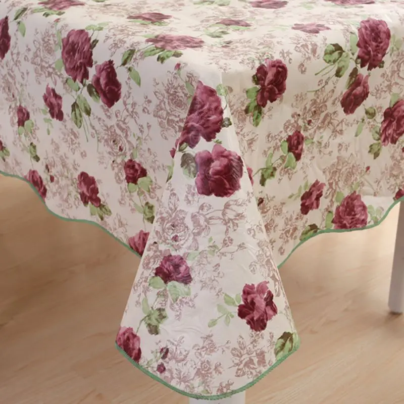 Водостойкая и маслостойкая Скатерть из ПВХ виниловая скатерть для обеденного