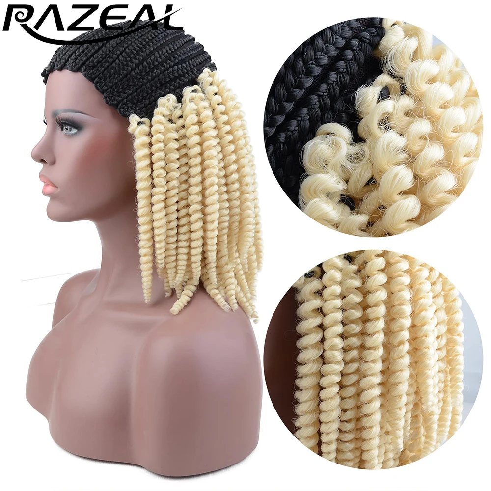 

Razeal 14" Pure Color Toni Curl Twist 5PCS/Lot Crochet Braids Hair Extension Curly Crochet Hair