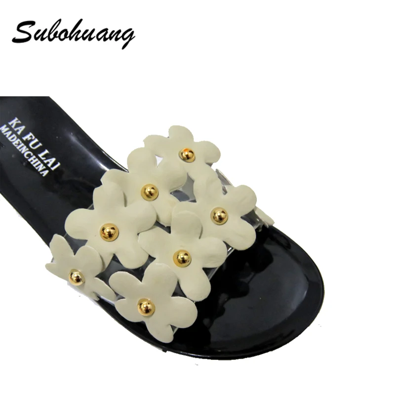 Горячая Распродажа 2017 года летние с открытым носком цветочным принтом Для женщин