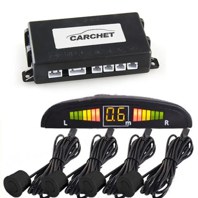 CARCHET Car Auto Parktronic комплект светодиодных датчиков парковки дисплей 4 датчика для