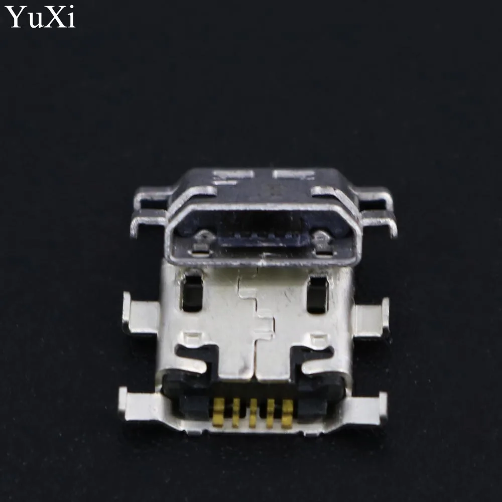 YuXi 10 шт. микро USB разъем для Huawei H60 L01 L02 Honor 6 5pin женский мини usb зарядки|Соединители| |