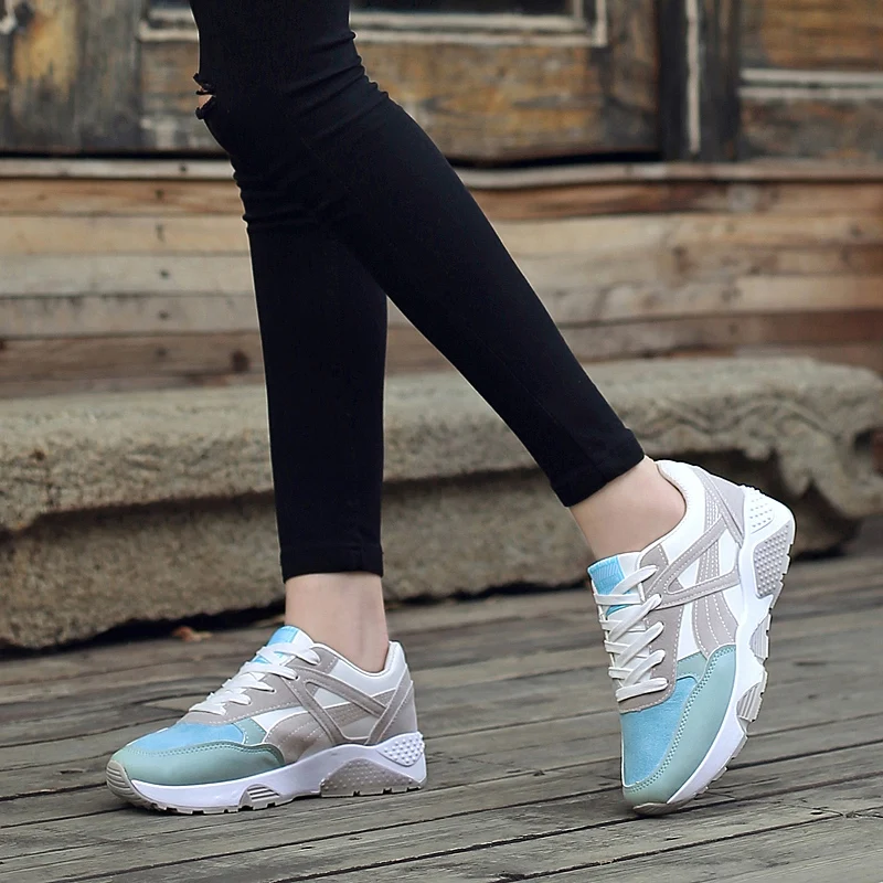 OUKEDI/Женская обувь для бега Krasovki женские кроссовки 2017 Zapatillas Deportivas Mujer розового