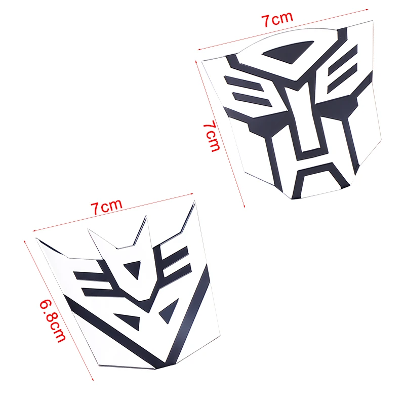 Автомобильный Стайлинг 3D из алюминиевого сплава Autobot Трансформеры автомобильный